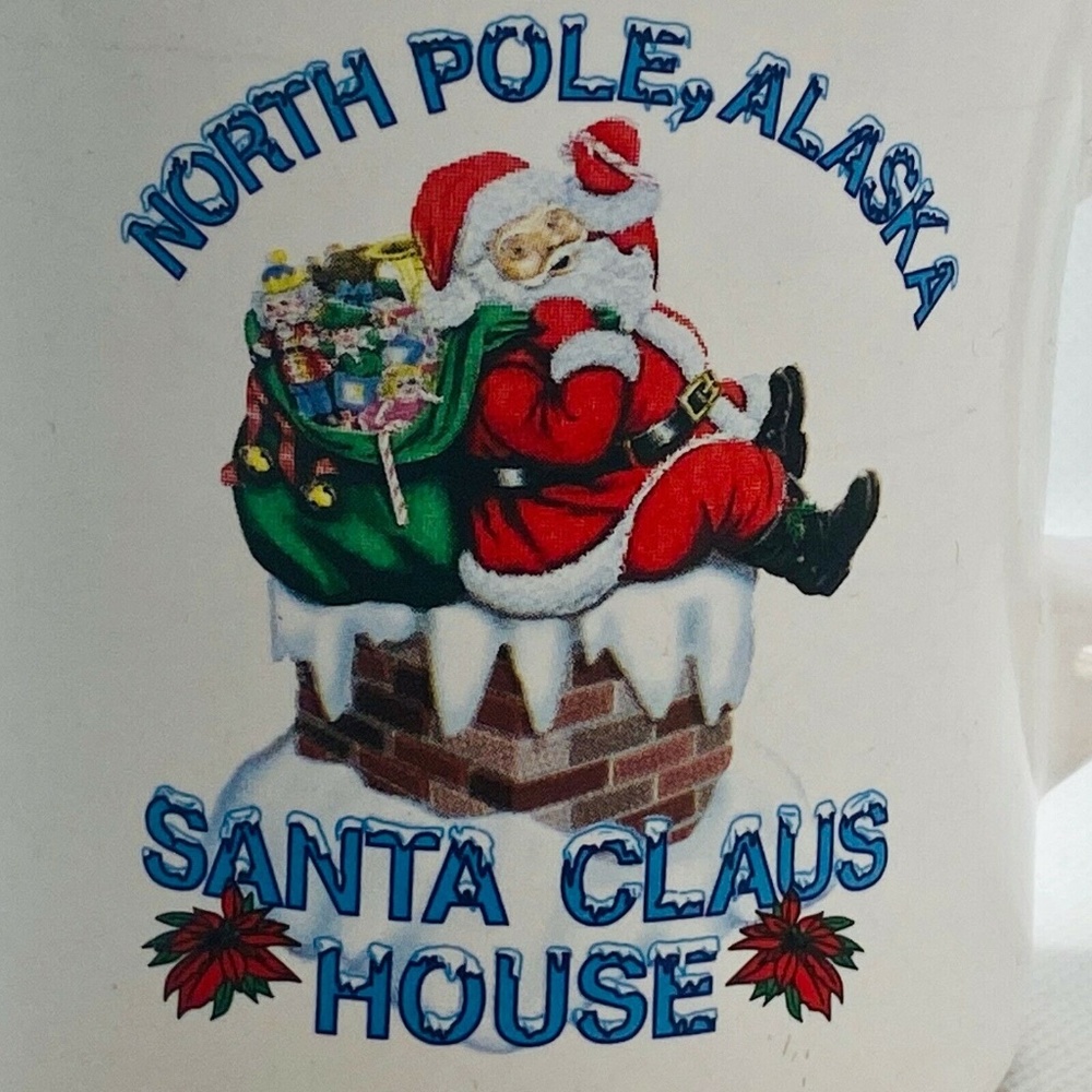 North Pole Alaska Santa Claus House Coffee Cup Mug